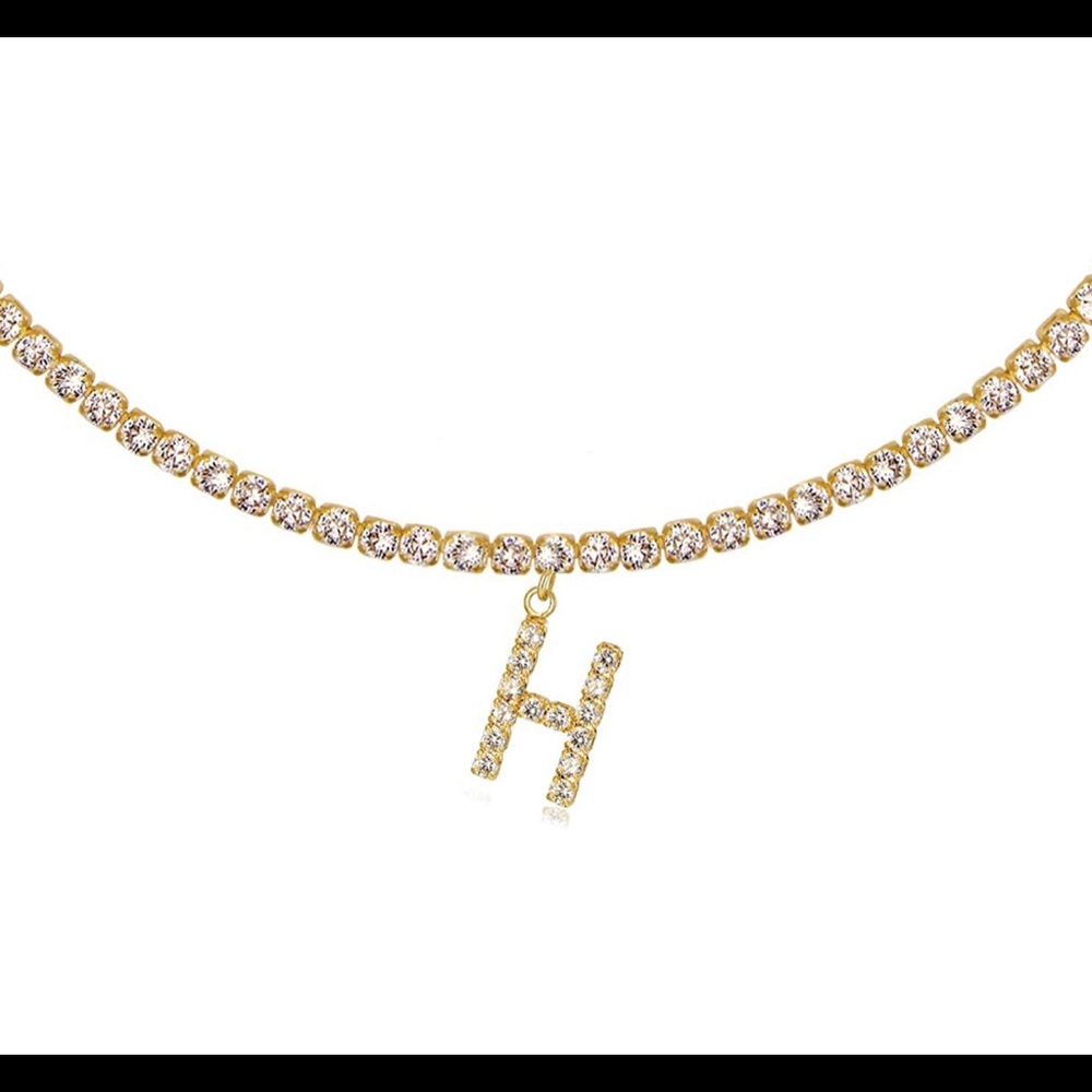 ✨Kaina 14k Gold Plated Initial Choker✨ - Picture 11 of 16